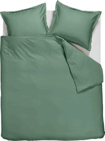 Ambiante Satin Dekbedovertrek Uni Grey Green – Bij Swiss Sense