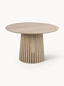Ronde eettafel Christo van hout, Ø 120 cm