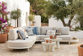 Hoek loungeset 5 personen Aluminium Wit  Lifestyle Garden Furniture Harmonic