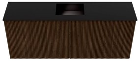 Mondiaz Joya 100cm toiletmeubel walnut met wastafel faye midden 1 kraangat urban
