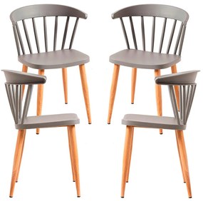 Pak 4 Candy Stoelen