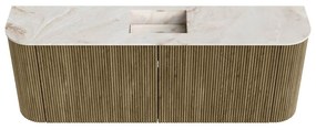Mondiaz Joya DLux 115cm toiletmeubel ronding links/rechts dusk met wastafel faye midden 1 kraangat frappe