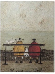 Print op canvas Sam Toft - Bums on Seat, (40 x 50 cm)