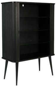 Zuiver Barbier Black Zwarte Design Wandkast - 100x45x140cm.