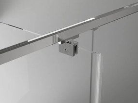Mexen Exo-BR draaibare douchecabine 90 x 90 cm, transparant, chroom - 8181-090-090-01-00