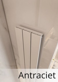 Eastbrook Charlton verticale aluminium radiator 180x28cm Antraciet 865 watt