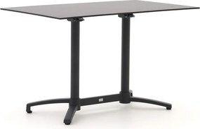 Inklapbare tafel Bellagio | Vierkant | Tuintafel Kunststof | 120x70cm | 4 personen | Kees Smit Tuinmeubelen