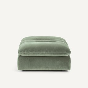 Modulaire fluwelen voetensteun, GIULIANO