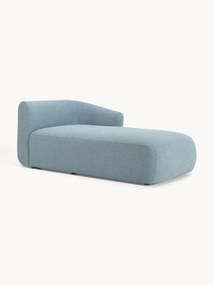 Chaise longue hoekmodule Sofia uit bouclé