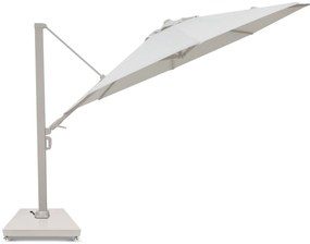 Zweefparasol  3.5m S2 Excellent (incl. voet + hoes) Taupe-naturel-bruin Camello Luna