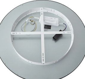 Smart LED paneel zwart 60cm incl. LED dim to warm met afstandsbediening - Knob