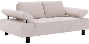 Goossens Bank Alvin wit, stof, 2,5-zits, modern design