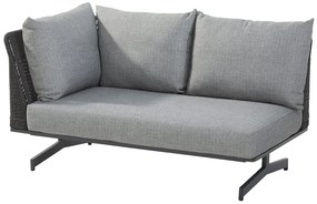 4 Seasons Outdoor Fortuna 4-zits platform loungebank  Loungeset    antraciet weerbestendig