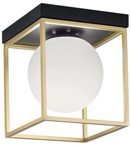 Plafondlamp APP1166-1C goud wit