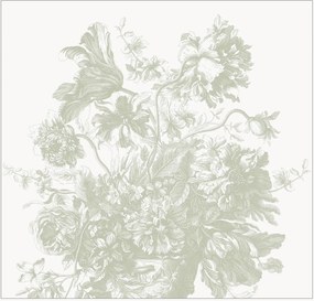 Behang Engraved Flowes