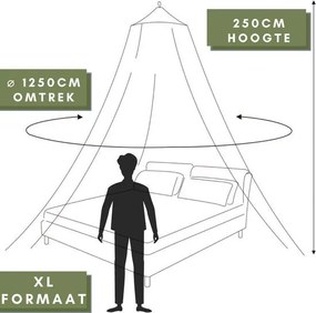Niceey Klamboe XXL - 2 Persoons -  Wit