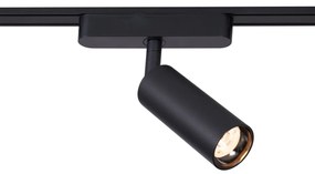 LED Modern railsysteem met 4 Spot / Opbouwspot / Plafondspots zwart 1-fase - Magnetic Samson Modern Binnenverlichting Lamp