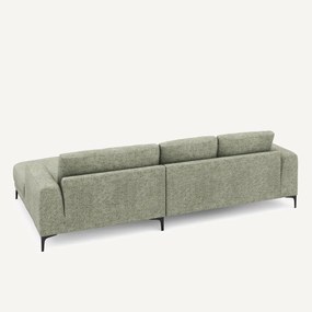 XL hoekbank rechts van stevig katoen, MARSILE