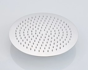 Saniclear Talpa Curved inbouw regendouche 30cm met vierkante massagejets en muurarm chroom