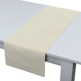 Dekoria Rechthoekige tafelloper collectie Velvet oud wit  40 × 130 cm