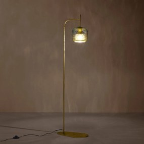 Leeslamp van geslepen glas, Mistinguett, ontwerp door Emmanuel Gallina