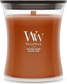 WoodWick geurkaars - Medium Hourglass - Saffron Smoke