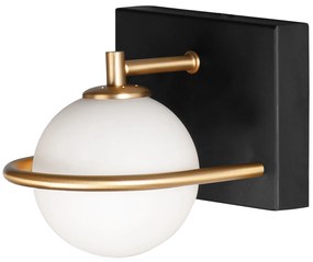 WANDLAMP APP1220-1W Zwart Goud