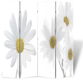 vidaXL Kamerscherm inklapbaar bloem 160x170 cm