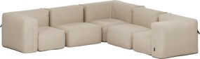 Soft Zitzak Outdoor 5 Seater Hoekbank - Bouclé Beige