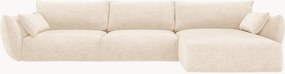 Chenille hoekbank Matera (4-zits)