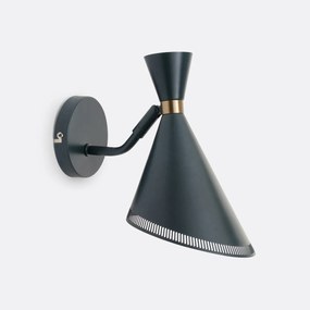 Richtbare wandlamp in smeedijzer, Farria