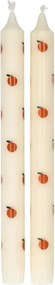 Dinerkaars, sinaasappels, 25 cm, set van 2