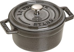 Staub La Cocotte Mini braadpan 10 cm / 250 ml, Rond, Grafietgrijs - La Cocotte - Staub