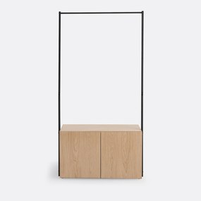 Kleerhanger met kist met 2 deuren, Amez