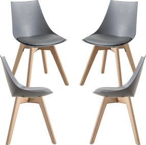 Set 4 Blok Stoelen