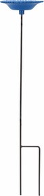 Bûten Gift Feeder Stake Korenbloem Vogelvoederschaal - 72 cm - Blauw - Metaal