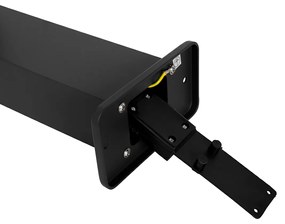 Industriële staande buitenlamp zwart 80 cm IP44 - Baleno