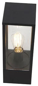 Smart staande buitenlamp zwart 40 cm IP44 incl. Wifi ST64 - Charlois
