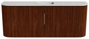 Mondiaz Joya DLux 105cm toiletmeubel ronding links/rechts ruby met wastafel faye midden zonder kraangat opalo