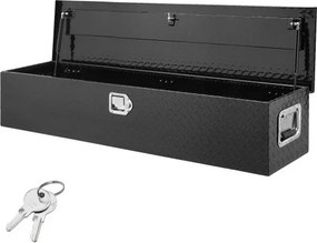 VEVOR 1219 x 381 x 381 mm gereedschapskist voor laadbak, afsluitbaar 177 L gereedschapskist, opbergruimte, gereedschapskist, laadvermogen 50 kg, gereedschapskistorganizer voor campers, auto's, enz.