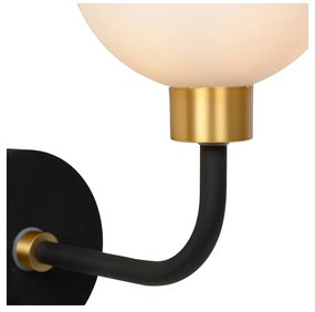 Lucide Berend wandlamp 33W laag zwart