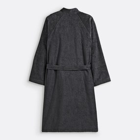 Badjas in badstof, kimono kraag, 450g/m², Haxel