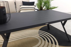 Sergio lounge dining set met stoel - Carbon/Desert - 3-delig links