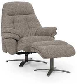 Eleonora Caleb Verstelbare Relax Fauteuil Taupe