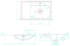 Best Design Splash badkamermeubel 80cm met kraangat eiken licht