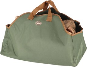 Esschert Design haardbloktas groen - 59x39,5x38,5cm