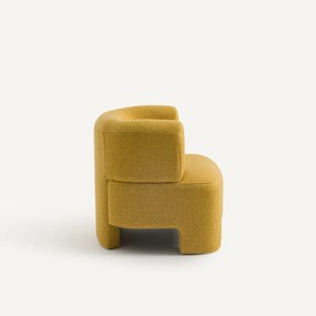 Kleine fauteuil in getextureerd polypropyleen Darrel
