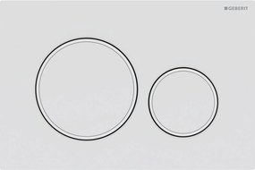 Geberit Sigma 20 bedieningspaneel mat wit voor Sigma reservoirs 8cm (UP720) en 12cm (UP320)