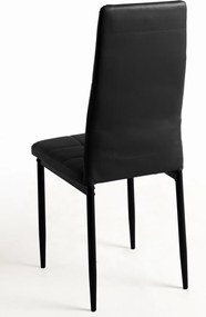 Set 4 Lan Kunstlederen Stoelen