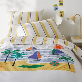 Dekbedovertrek voor kinderbed in gewassen katoen, Labhar